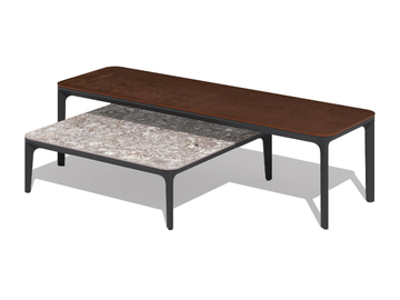 SLIM - Rectangular garden side table by Sovet italia - view 2
